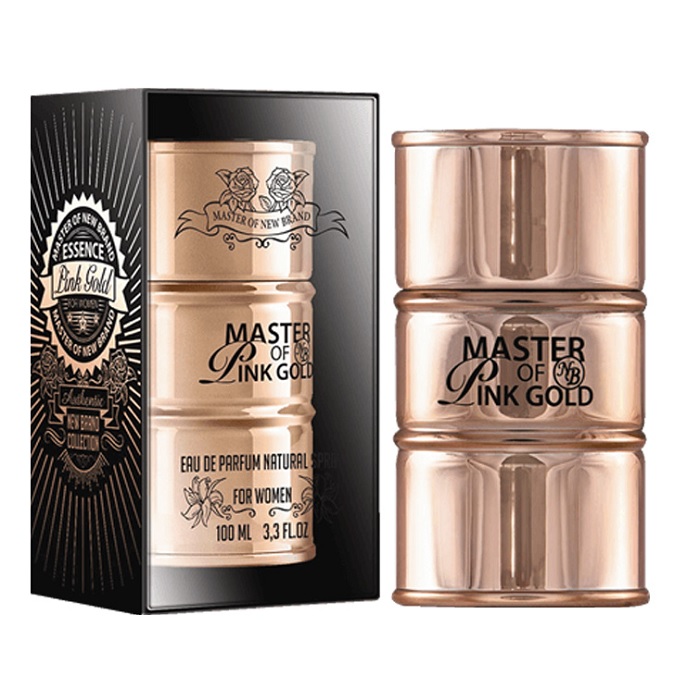 New Brand Master of Pink Gold Perfume by New Brand 3.3oz Eau De Parfum spray for women
